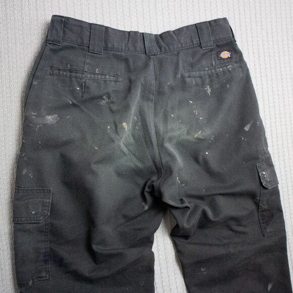 Paint splattered Dickies Regular Straight Flex Casual Pants - Picture 9 of 11